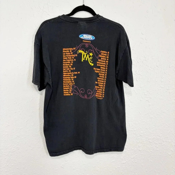 Tim McGraw Black Set This Circus Down 2001 Concert Tour Tee Shirt Unisex Large - Picture 3 of 8
